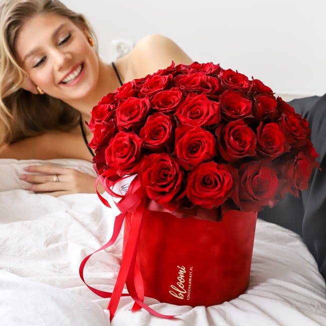Walentynkowy flower box