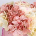 HORTENSJA Flower box ze sztucznych kwiatów
