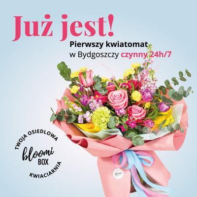 Pierwszy kwiatomat w Bydgoszczy — Bloomibox!