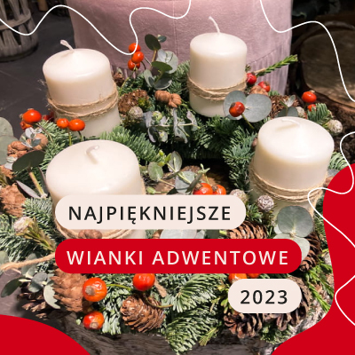 Wieńce adwentowe 2023 — zobacz najpiękniejsze wianki adwentowe od Bloomi
