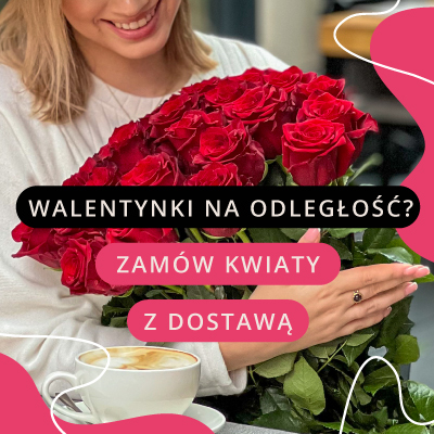 Walentynki na odległość? Zamów kwiaty na walentynki z dostawą